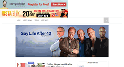 Desktop Screenshot of gaylifeafter40.com